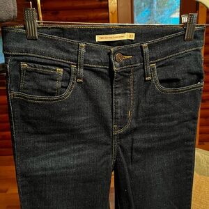 Levi’s 720 High Rise Super Skinny Dark Wash Jeans